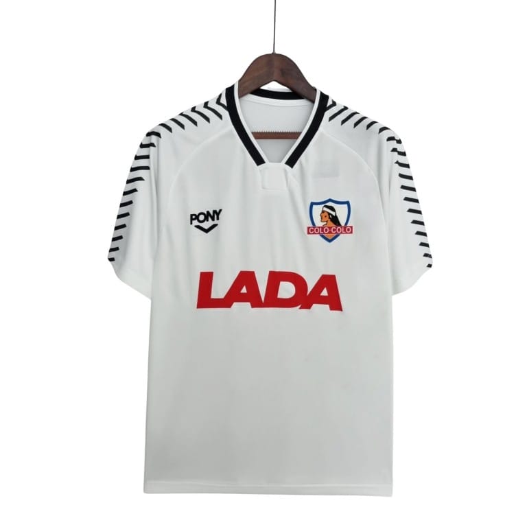 Camiseta Colo-Colo Local Retro 1992 Pony LADA Recopa