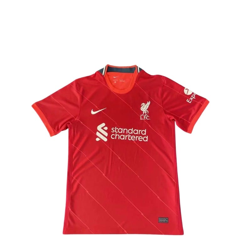 Camiseta Liverpool Local 2021/22 Nike Standard Chartered