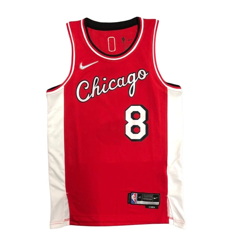 Camiseta NBA Chicago Bulls Zach LaVine 8 City Edition 75 Aniversario Nike