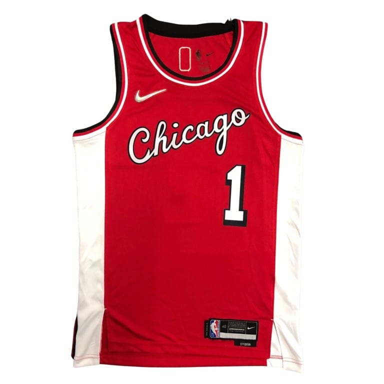 Camiseta NBA Chicago Bulls Derrick Rose 1 City Edition 75 Aniversario Nike
