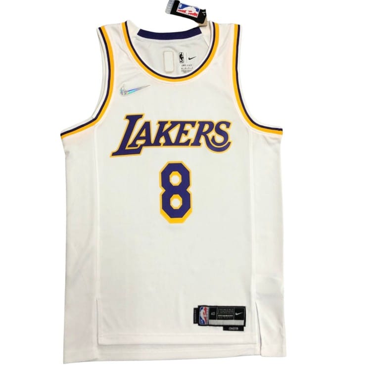 Camiseta NBA Los Angeles Lakers Kobe Bryant 8 Nike Association Edition Blanca