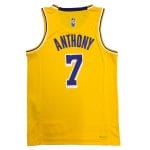 Camiseta NBA Los Angeles Lakers Carmelo Anthony 7 Nike Icon Edition Amarilla - Imagen 2