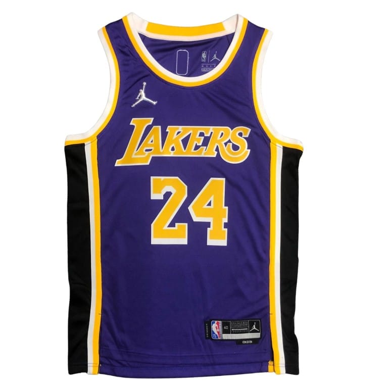 Camiseta NBA Los Angeles Lakers Kobe Bryant 24 Jordan Statement Edition Morada