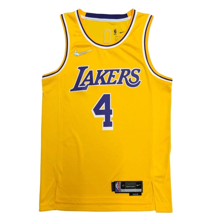 Camiseta NBA Los Angeles Lakers Rajon Rondo 4 Nike Icon Edition Amarilla