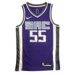 Camiseta NBA Sacramento Kings Jason Williams 55 Nike Icon Edition Morada