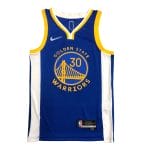 Camiseta NBA Golden State Warriors Stephen Curry 30 Nike Icon Edition Azul