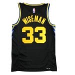 Camiseta NBA Golden State Warriors James Wiseman 33 City Edition Nike Negra - Imagen 2