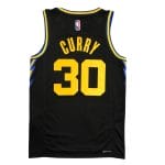 Camiseta NBA Golden State Warriors Stephen Curry 30 City Edition Nike Negra - Imagen 2