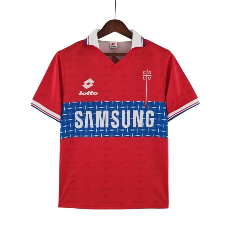 Camiseta Universidad Católica Retro Visitante 1996 Lotto Samsung