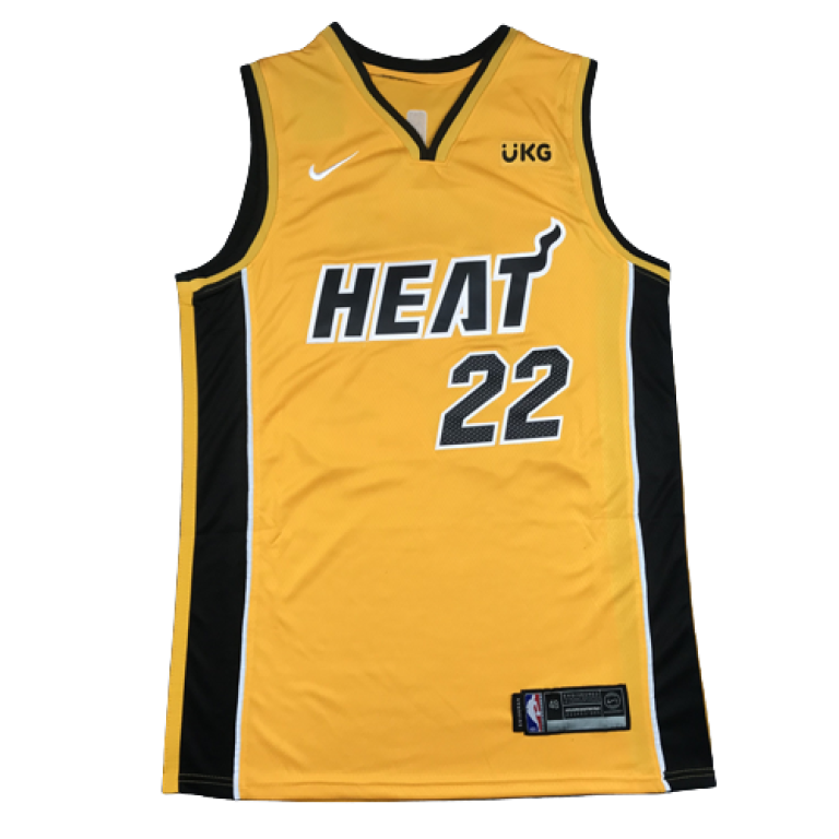 Camiseta NBA Miami Heat Jimmy Butler 22 Nike Amarilla