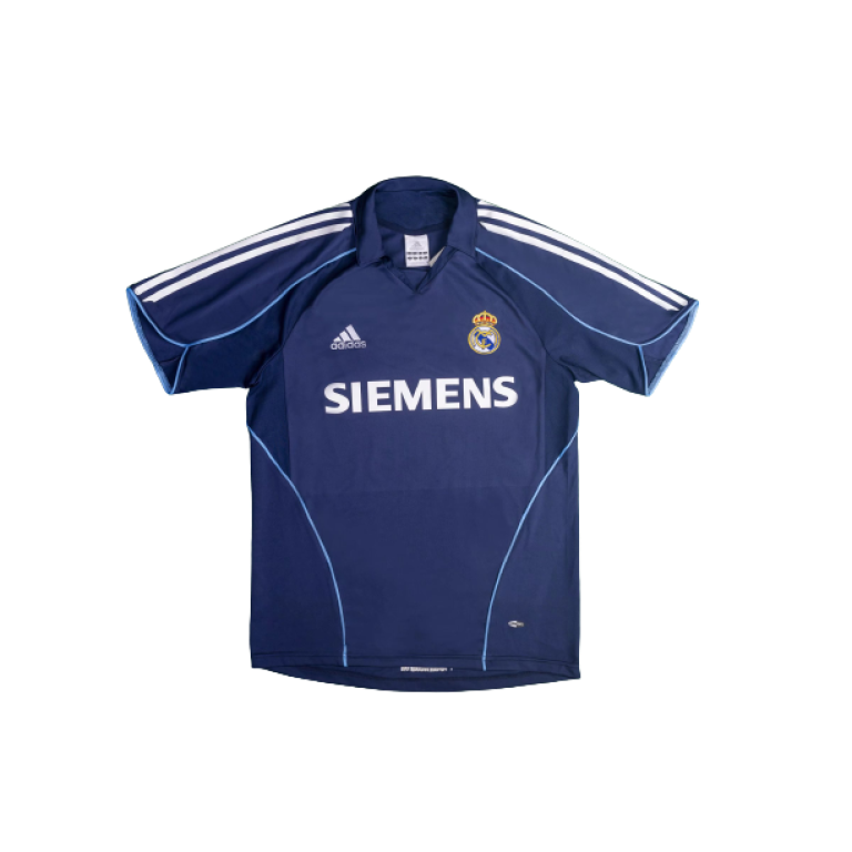 Camiseta Real Madrid Retro Visitante 2005/06 Siemens