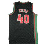Camiseta NBA Sonics KeCamiseta NBA Seattle SuperSonics Shawn Kemp 40 Mitchell & Ness Retro Alternate Negramp - Imagen 3