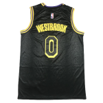 Camiseta NBA Los Angeles Lakers Russell Westbrook 0 City Edition Nike Negra - Imagen 3