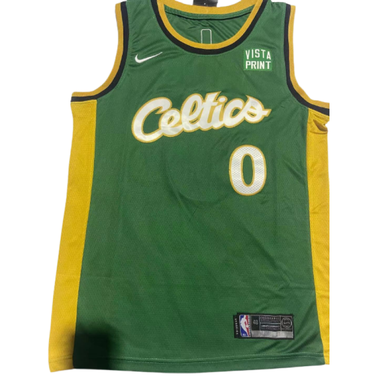 Camiseta NBA Boston Celtics Jayson Tatum 0 City Edition Bill Russell Nike