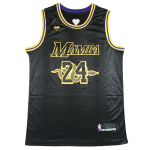 Camiseta NBA Los Angeles Lakers Kobe Bryant 24 Black Mamba Edition Negra