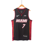 Camiseta NBA Miami Heat Kyle Lowry 7 Nike Statement Edition Negra