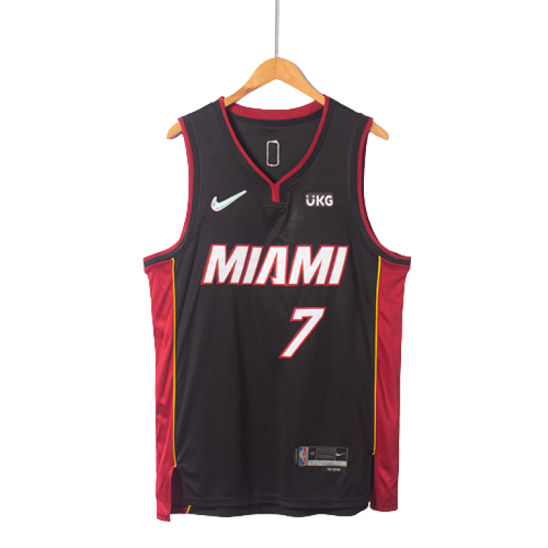 Camiseta NBA Miami Heat Kyle Lowry 7 Nike Statement Edition Negra