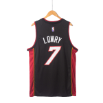 Camiseta NBA Miami Heat Kyle Lowry 7 Nike Statement Edition Negra - Imagen 3