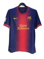 Camiseta FC Barcelona Retro Local 2012/13 Qatar Foundation