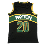 Camiseta NBA Seattle SuperSonics Gary Payton 20 Mitchell & Ness Retro Negra - Imagen 3