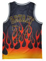Camiseta NBA Los Angeles Lakers Kobe Bryant 24 Flames Mitchell & Ness Retro Negra - Imagen 3
