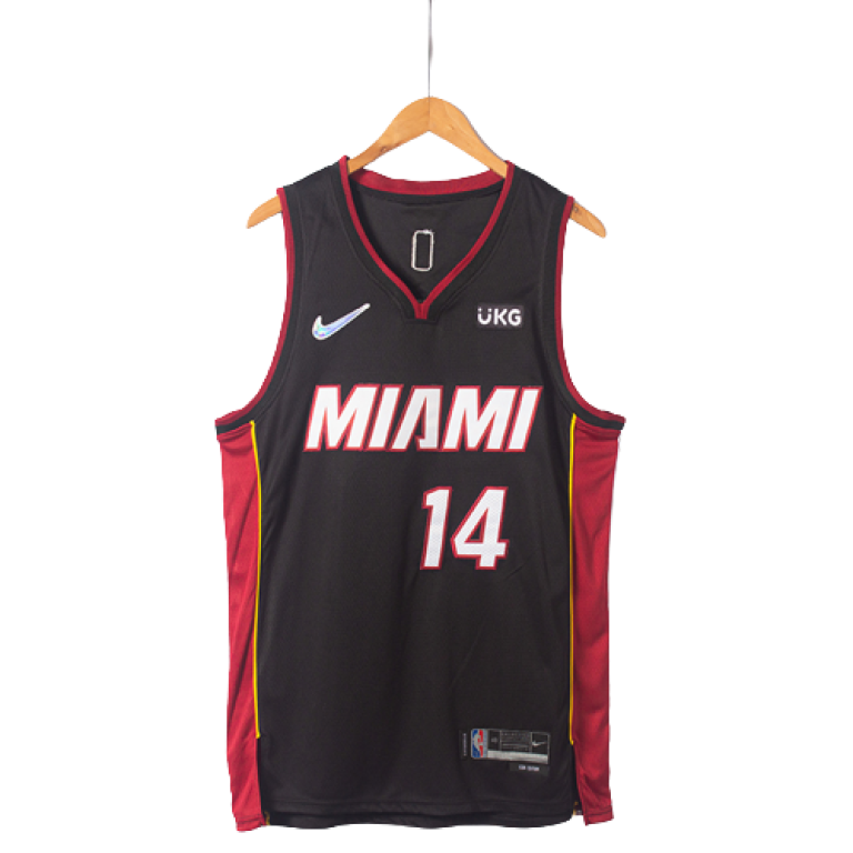 Camiseta NBA Miami Heat Tyler Herro 14 Nike Statement Edition Negra