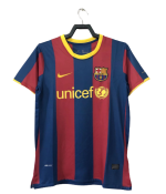 Camiseta FC Barcelona Retro Local 2010/11 UNICEF Champions League