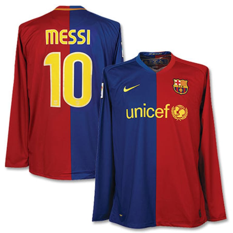 Camiseta FC Barcelona Retro Local 2008/09 Messi 10